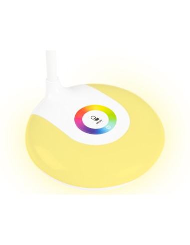 Lampara infantil liderpapel sobremesa recargable abs 16 led 37w sensor 3 niveles color blanco