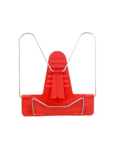 Atril liderpapel base plastico angulo ajustable soporte parte posterior 190x215 mm color rojo