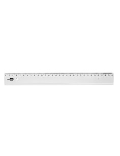 Regla liderpapel plastico irrompible transparente 30 cm