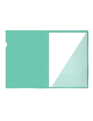 Carpeta liderpapel dossier a4 unero verde manzana opaco