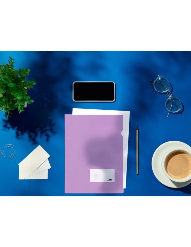 Carpeta liderpapel dossier a4 unero lavanda opaco