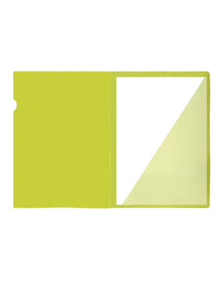 Carpeta liderpapel dossier a4 unero amarillo fluor opaco