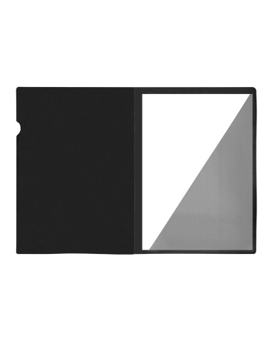Carpeta liderpapel dossier a4 unero negro opaco