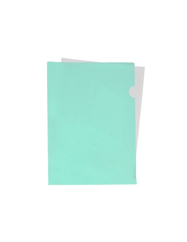 Carpeta liderpapel dossier unero polipropileno din a4 verde manzana opaco 20 hojas
