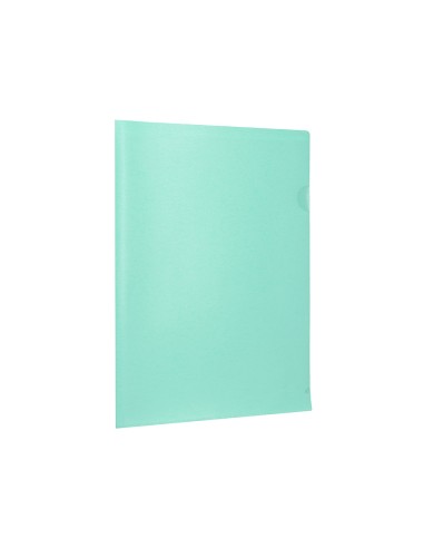 Carpeta liderpapel dossier unero polipropileno din a4 verde manzana opaco 20 hojas