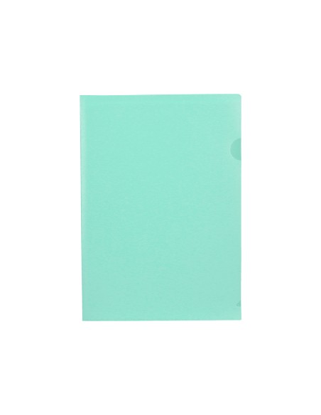 Carpeta liderpapel dossier unero polipropileno din a4 verde manzana opaco 20 hojas
