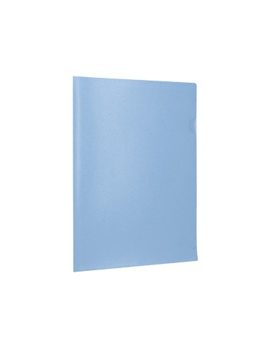 Carpeta liderpapel dossier unero polipropileno din a4 celeste opaco 20 hojas