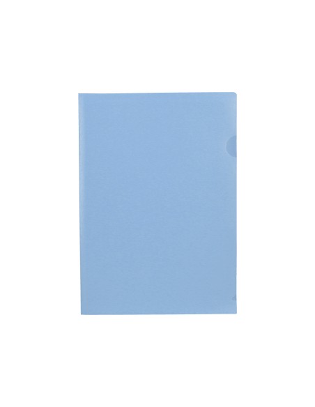 Carpeta liderpapel dossier unero polipropileno din a4 celeste opaco 20 hojas