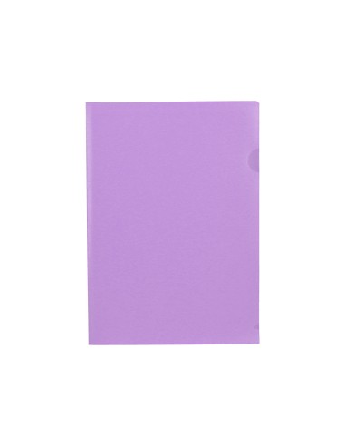 Carpeta liderpapel dossier unero polipropileno din a4 lavanda opaco 20 hojas