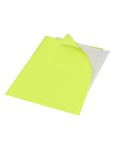 Carpeta liderpapel dossier unero polipropileno din a4 amarillo fluor opaco 20 hojas