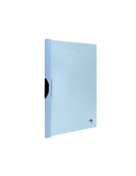Carpeta liderpapel dossier pinza lateral polipropileno din a4 celeste opaco 30 hojas pinza deslizante