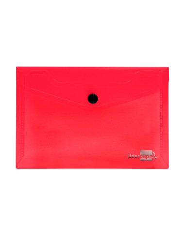 Carpeta liderpapel dossier broche polipropileno din a7 rojo translucido