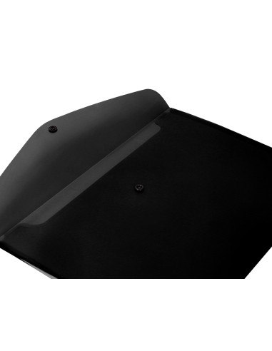 Carpeta liderpapel dossier broche polipropileno din a4 negro opaco 50 hojas