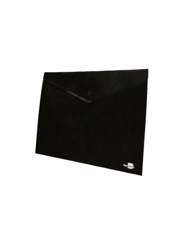 Carpeta liderpapel dossier broche polipropileno din a4 negro opaco 50 hojas