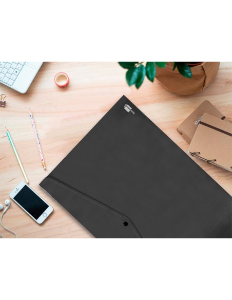 Carpeta liderpapel dossier broche 44243 polipropileno din a3 negro opaco