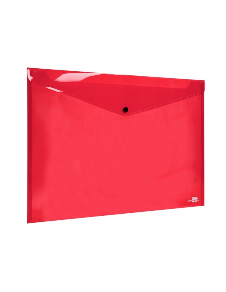 Carpeta liderpapel dossier broche 44243 polipropileno din a3 rojo translucido