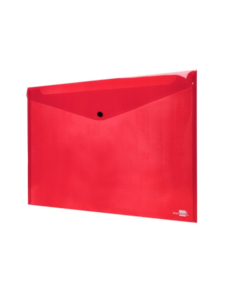 Carpeta liderpapel dossier broche 44243 polipropileno din a3 rojo translucido