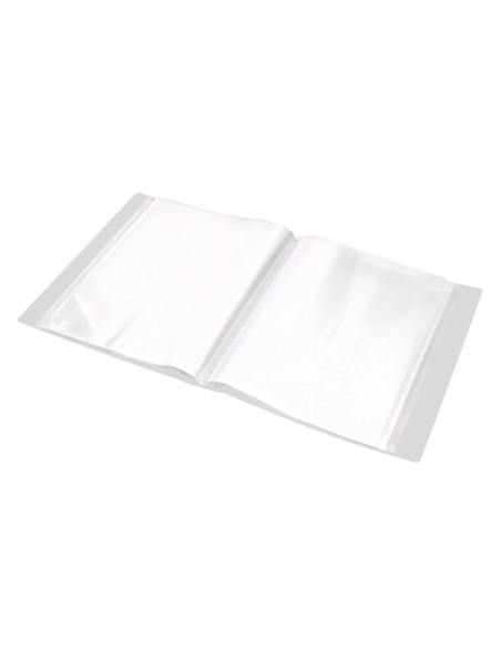 Carpeta liderpapel personaliza 100 fundas polipropilenodin a4 transparente con cajetin
