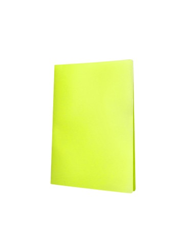 Carpeta liderpapel escaparate 40 fundas polipropileno din a4 amarillo fluor opaco