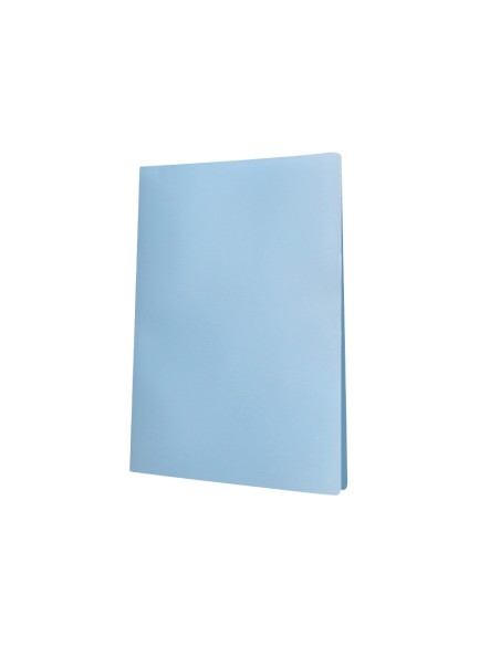 Carpeta liderpapel escaparate 20 fundas polipropileno din a4 celeste opaco