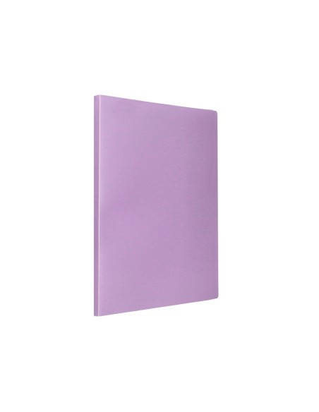 Carpeta liderpapel escaparate 20 fundas polipropileno din a4 lavanda opaco