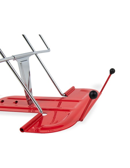 Atril liderpapel base metalica angulo ajustable soporte parteposterior 195x235 mm color rojo