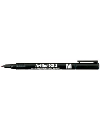 Rotulador artline retroproyeccion punta fibra permanente ek 854 negro punta redonda 1 mm