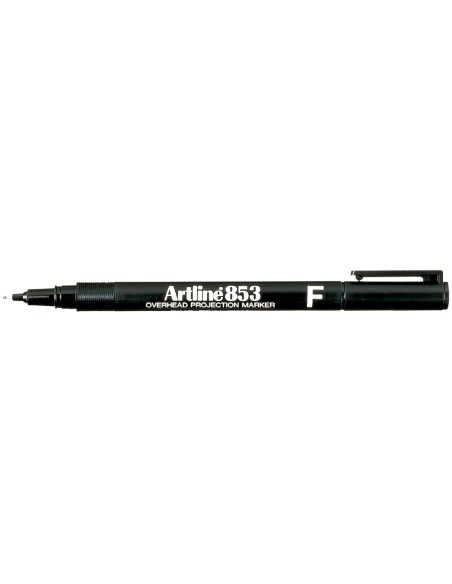 Rotulador artline retroproyeccion punta fibra permanente ek 853 negro punta redonda 05 mm
