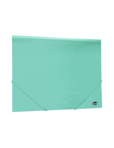 Carpeta liderpapel gomas solapas polipropileno din a4 verde manzana opaco