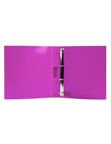 Carpeta liderpapel 4 anillas 25 mm mixtas polipropileno din a4 lavanda opaco