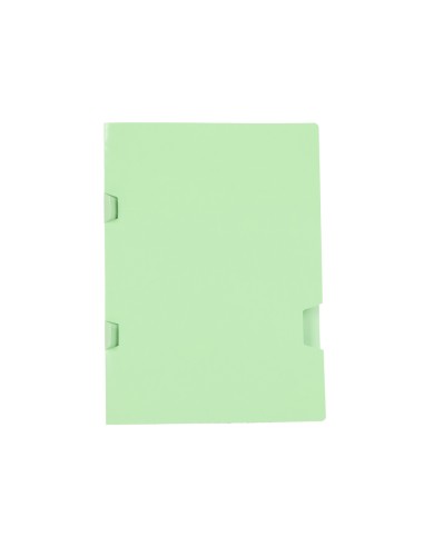 Subcarpeta liderpapel folio verde tres uneros plastificada 160g m2