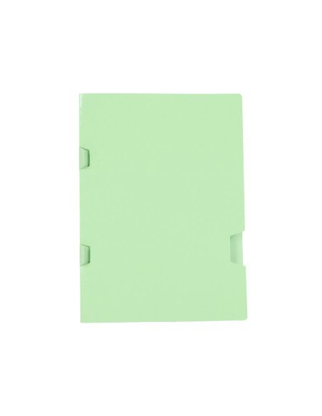 Subcarpeta liderpapel folio verde tres uneros plastificada 160g m2
