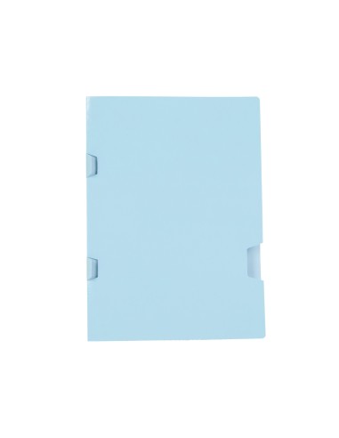 Subcarpeta liderpapel folio azul tres uneros plastificada 160g m2
