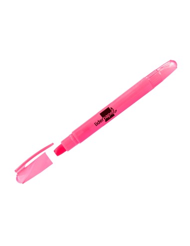 Marcador de cera gel liderpapel fluorescente estuche 6 unidades colores surtidos