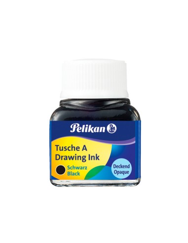 Tinta china pelikan negra bote de 10 ml