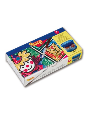 Tempera jovi 35 ml caja de 7 colores surtidos