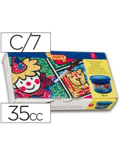 Tempera jovi 35 ml caja de 7 colores surtidos