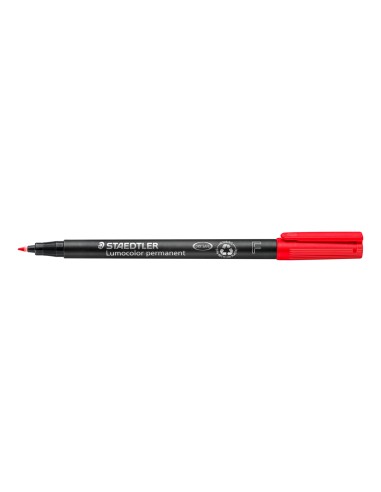 Rotulador staedtler lumocolor retroproyeccion punta de fibrapermanente 318 2 rojo punta fina redonda 06 mm