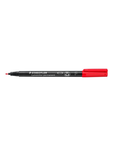 Rotulador staedtler lumocolor retroproyeccion punta de fibrapermanente 318 2 rojo punta fina redonda 06 mm