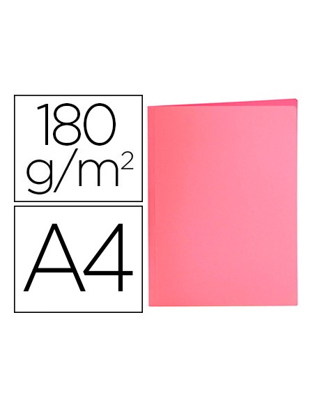 Subcarpeta liderpapel a4 rosa pastel 180g m2