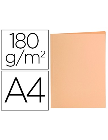 Subcarpeta liderpapel a4 naranja pastel 180g m2