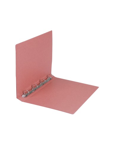 Carpeta de 4 anillas 40mm redondas liderpapel folio carton cuero