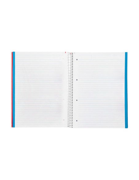Cuaderno espiral liderpapel a4 micro jolly multidisciplina tapa forrada 140h 75gr 28h 5mm 112h hrtal