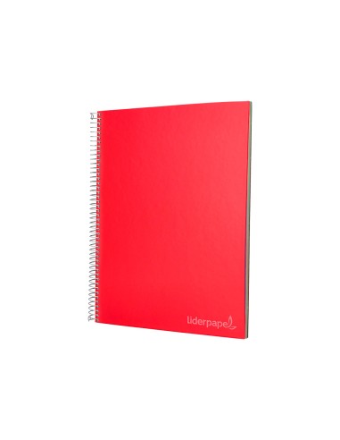 Cuaderno espiral liderpapel a4 micro jolly multidisciplina tapa forrada 140h 75gr 28h 5mm 112h hrtal