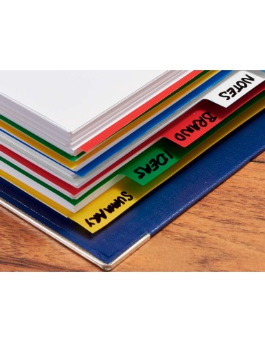 Separador liderpapel plastico juego de 5 separadores cuarto 11 taladros