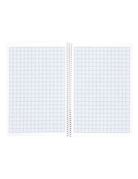 Cuaderno espiral liderpapel a4 wonder tapa plastico 80h 90gr rayado n46 colores surtidos