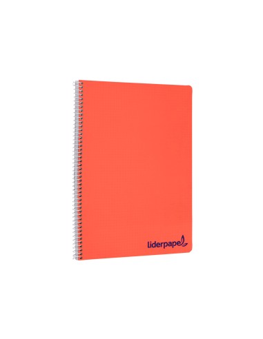 Cuaderno espiral liderpapel a4 wonder tapa plastico 80h 90gr rayado horizontal con margen colores surtidos