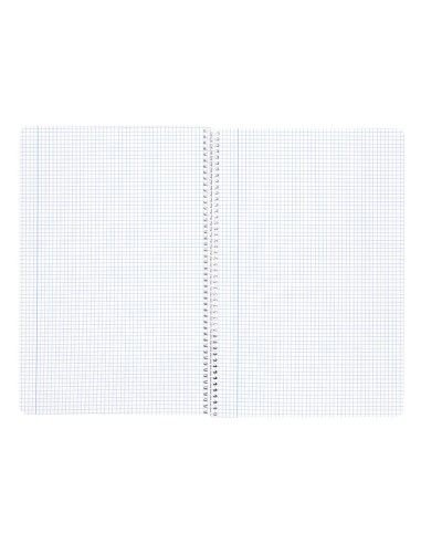 Cuaderno espiral liderpapel a4 wonder tapa plastico 80h 90gr cuadro 4mm con margen colores surtidos