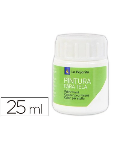 Pintura para tela la pajarita blanco 25 ml