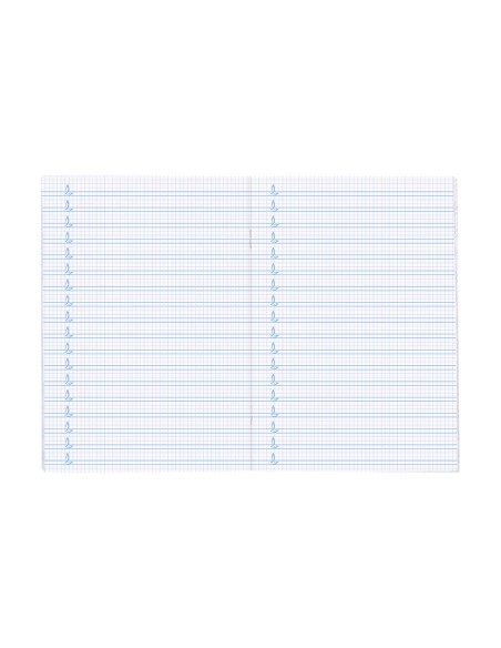 Libreta liderpapel pautaguia tapa cartoncillo 32 hojas din a4 70 gr cuadriculado pautado 4 mm